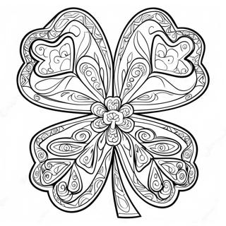 Irish Shamrock Coloring Page 8650-6862