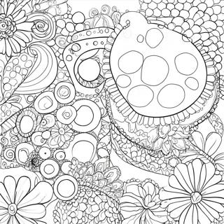 Dot Arts Coloring Pages