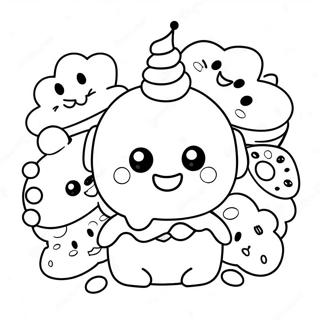 Num Noms Coloring Page 8690-6897