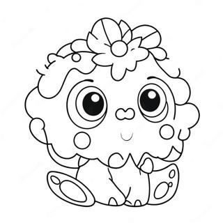 Cute Num Noms With Big Eyes Coloring Page 8691-6913