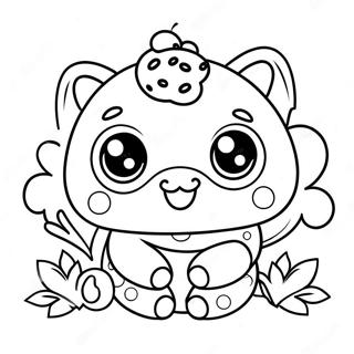 Cute Num Noms With Big Eyes Coloring Page 8691-6916