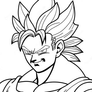 Gogeta Coloring Pages