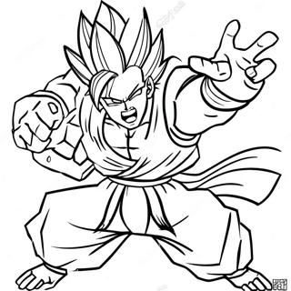 Gogeta Coloring Pages