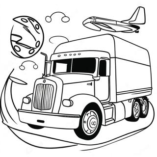 Transportation Coloring Pages