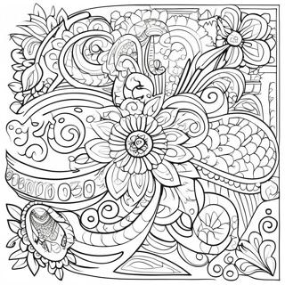 Mosaic Coloring Page For Kids 8740-6971