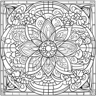 Mosaic Coloring Page For Kids 8740-6972