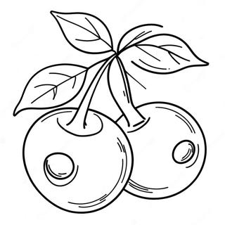 Cherries Coloring Page 8770-7009