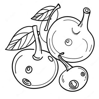 Cherries Coloring Page 8770-7010