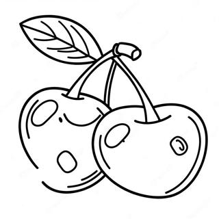 Cherries Coloring Page 8770-7012