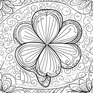 St Patrick S Day Shamrock Coloring Page 8780-6982