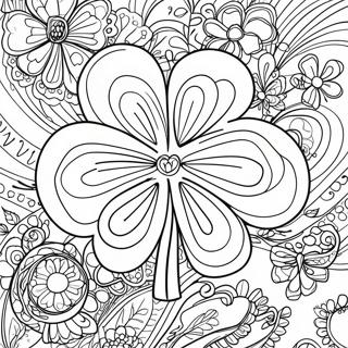 St Patrick S Day Shamrock Coloring Page 8780-6984