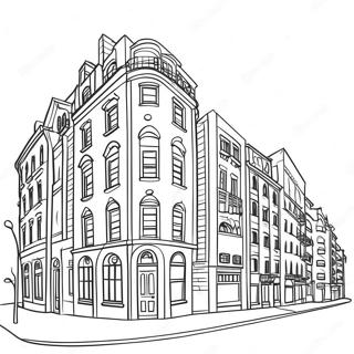 Buildings Coloring Page 8790-6980