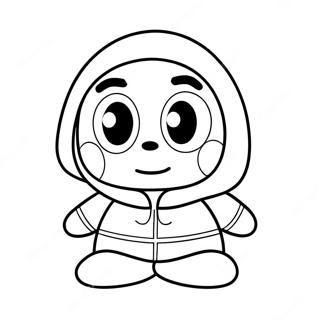 Shy Guy Coloring Pages