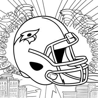 Superbowl 2024 Logo Kleurplaat 8840-7031