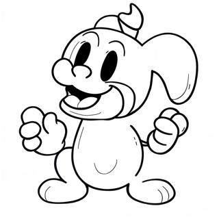 Cuphead Coloring Page 890-704