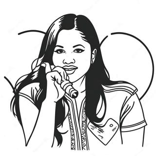 Selena Quintanilla Coloring Page 8940-7097