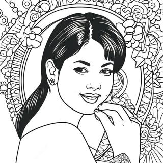 Selena Quintanilla Ausmalbild 8940-7098