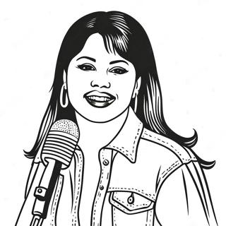 Selena Quintanilla Coloring Page 8940-7099