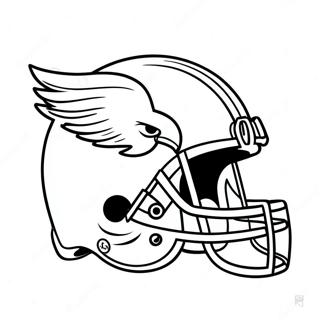 Pagini De Colorat Cu Logo-Ul Philadelphia Eagles 900-716