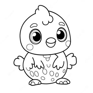 Hatchimal Coloring Page 9020-7162