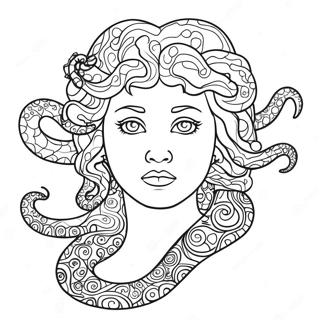 Medusa Coloring Page 9030-7183