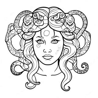 Medusa Coloring Page 9030-7184