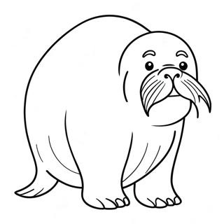 Walrus Coloring Pages