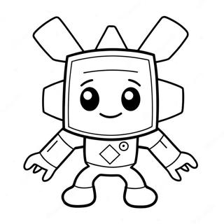 Geometry Dash Character Coloring Page 9050-7190