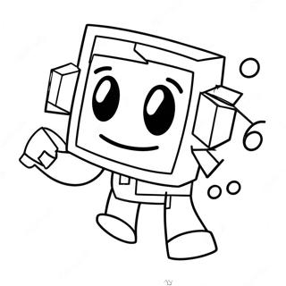 Geometry Dash Character Coloring Page 9050-7191