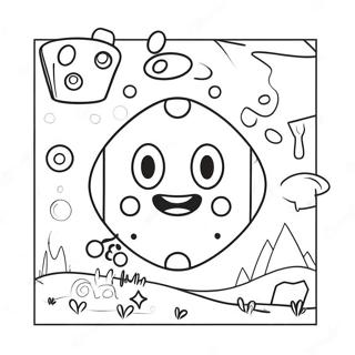 Colorful Geometry Dash Level Coloring Page 9051-7193