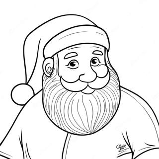 Santa Coloring Page 90-65