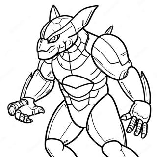 Pacific Rim Kaiju Coloring Page 9100-7237