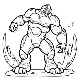 Pacific Rim Kaiju Coloring Page 9100-7238