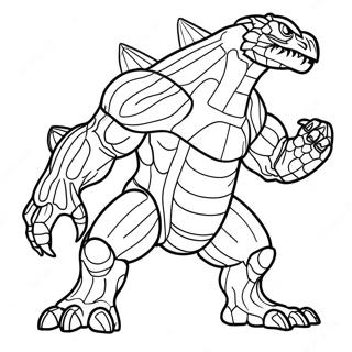 Pacific Rim Kaiju Coloring Page 9100-7239