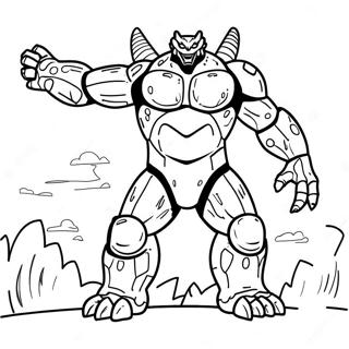 Pacific Rim Kaiju Coloring Page 9100-7240