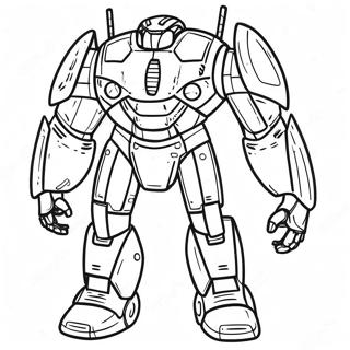 Pacific Rim Jaeger Robot Coloring Page 9101-7225