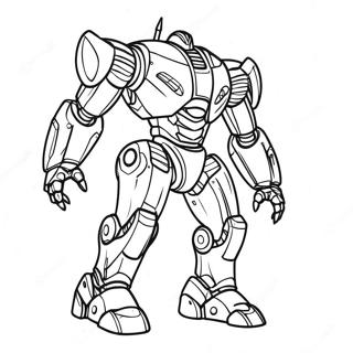 Pacific Rim Jaeger Robot Coloring Page 9101-7227