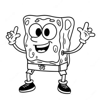 Spongebob Squarepants Coloring Page 910-738