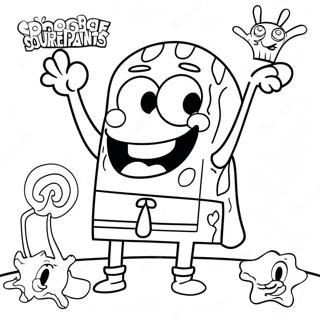 Spongebob Squarepants Coloring Page 910-739