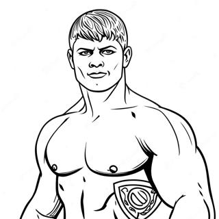 Cody Rhodes Coloring Pages