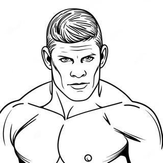 Cody Rhodes Coloring Page (9110-7231)