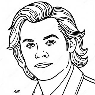 Harry Styles Coloring Pages