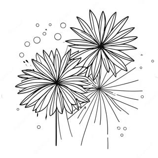 Fireworks Coloring Pages