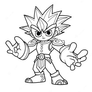 Página Para Colorear De Yugioh 9200-7310