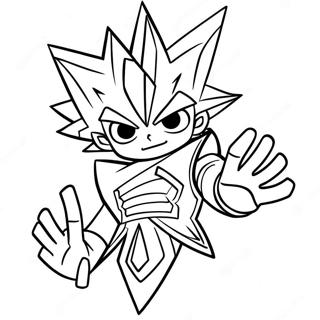 Página Para Colorear De Yugioh Duel Monsters 9201-7416