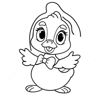 Daisy Duck Coloring Page 920-733