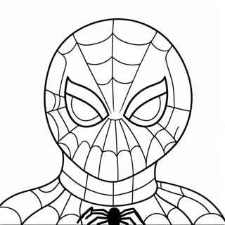 Pagina Da Colorare Di Spiderman Carino 9220-7345