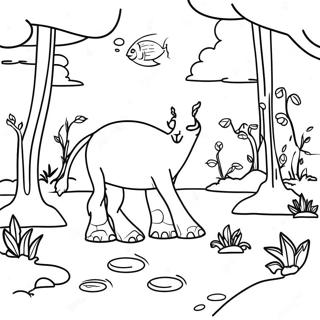 Ecosystem Coloring Page 9290-7379