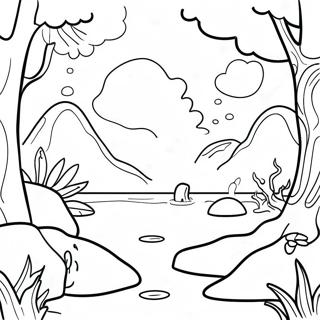 Ecosystem Coloring Page 9290-7380