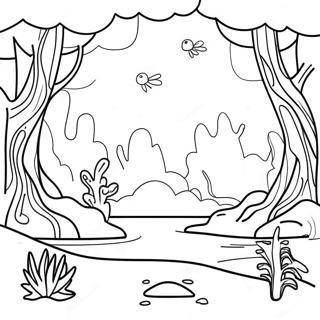 Ecosystem Coloring Page 9290-7487